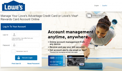 manage Your Lowe s Credit Card Account