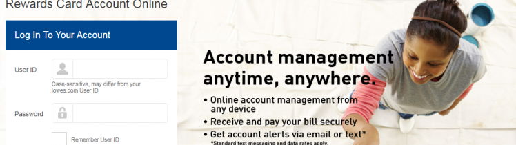 manage Your Lowe s Credit Card Account