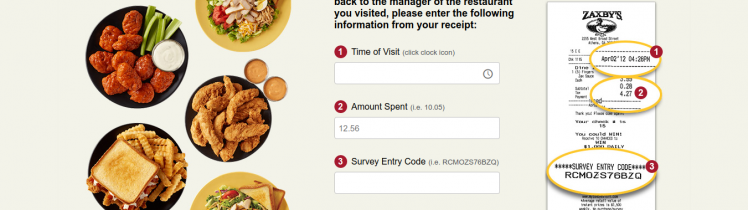 ZAXBY’S Guest Satisfaction Survey