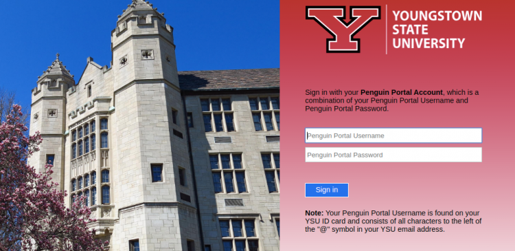 YSU Blackboard Sign In