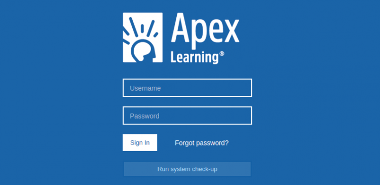 Apex Learning Login