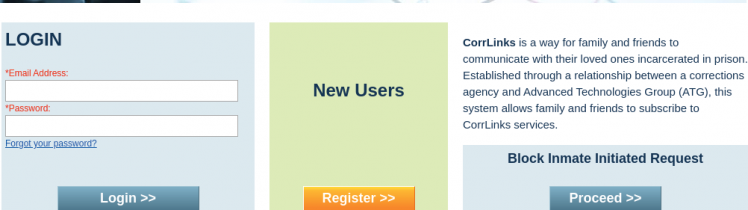 corrlinks login tips