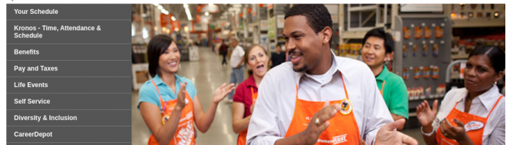 The Home Depot My Schedule Logo