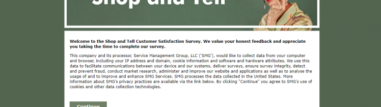 How to Take Shop-AND-Tell Survey
