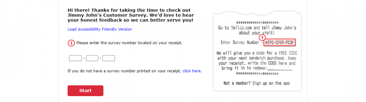 Jimmy Johns Customer Survey