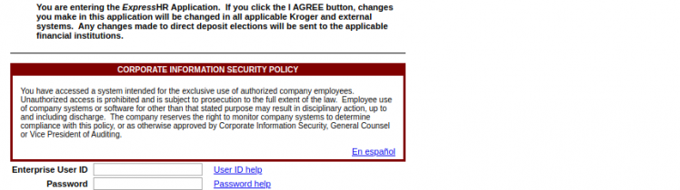 Kroger My E Schedule Login