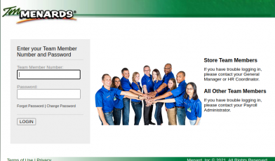 Menards Employee Login tips