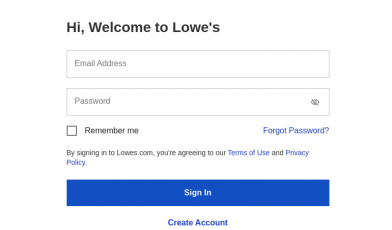 mylowes login
