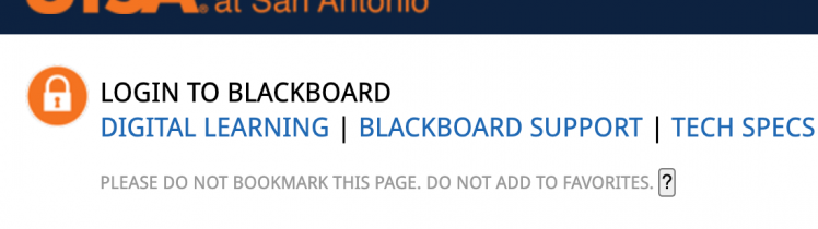 utsa blackboard