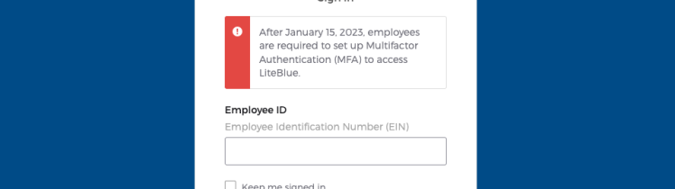 USPS Liteblue Login Page